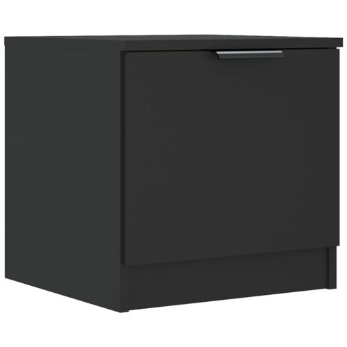 Bedside Cabinets 2pcs Black 40x39x40cm - Image 6
