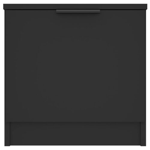 Bedside Cabinets 2pcs Black 40x39x40cm - Image 7