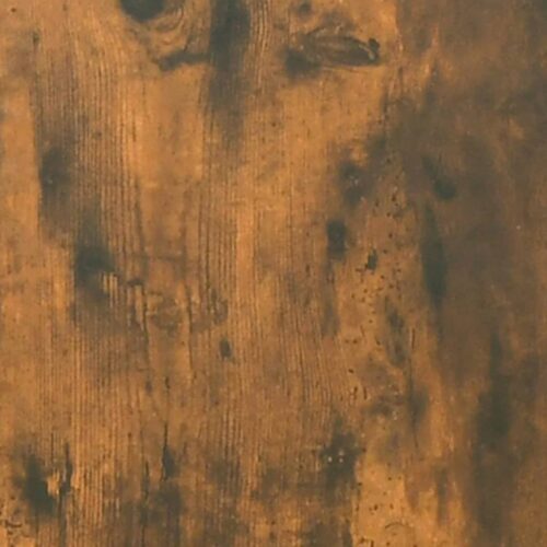 Bedside Cabinet Smoked Oak 50x36x60cm Engineered Wood - Image 9