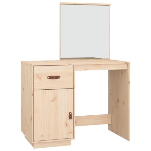 Dressing Table 95x50x134cm Solid Wood Pine