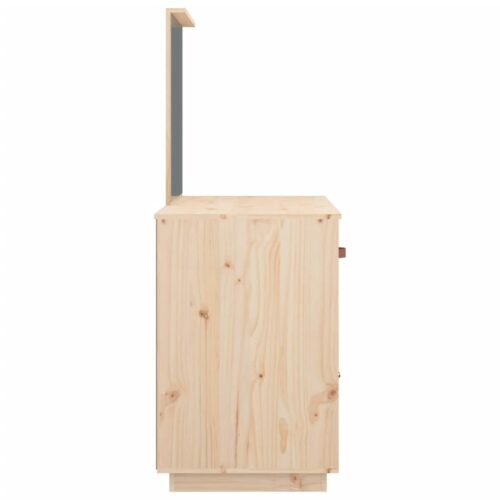Dressing Table 95x50x134cm Solid Wood Pine - Image 7