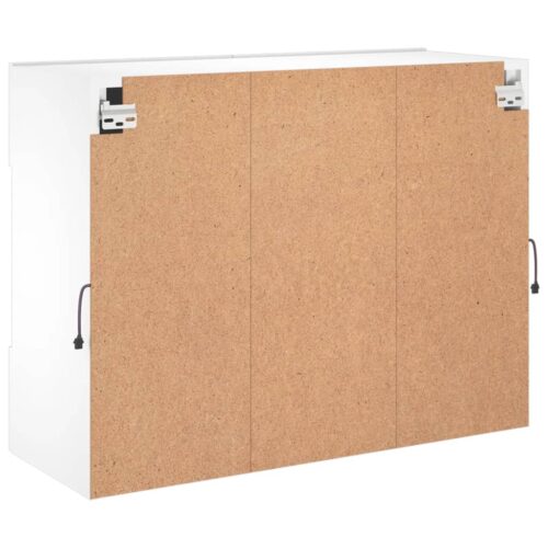 TV Wall Cabinet with LED Lights White 78.5x30x60.5cm - Image 10