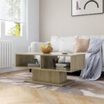 Coffee Table Sonoma Oak 103.5x50x44.5cm Engineered Wood