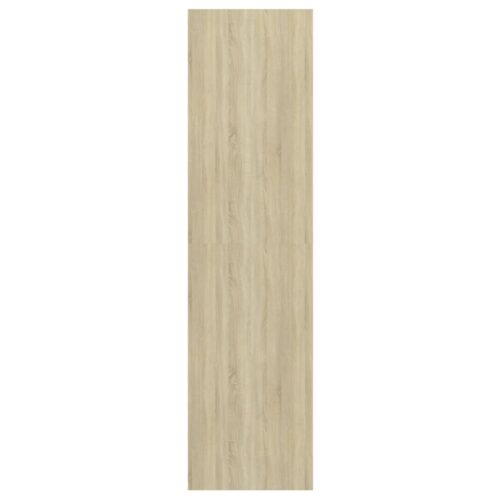 Wall-mounted TV Cabinet Sonoma Oak White 37x37x142.5cm Engineered Wood - Image 5