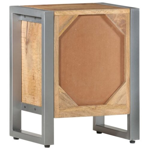 Bedside Cabinet 40x30x50cm Rough Mango Wood - Image 4