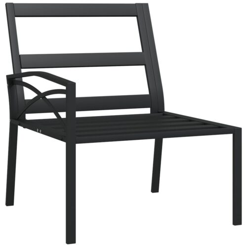 Garden Chairs with Grey Cushions 2pcs 62x75x79cm Steel - Image 7