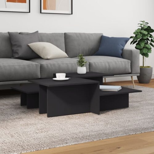 Coffee Tables 2pcs Grey Engineered Wood - Image 9
