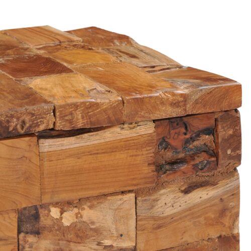 Storage Stool Solid Teak Wood - Image 5