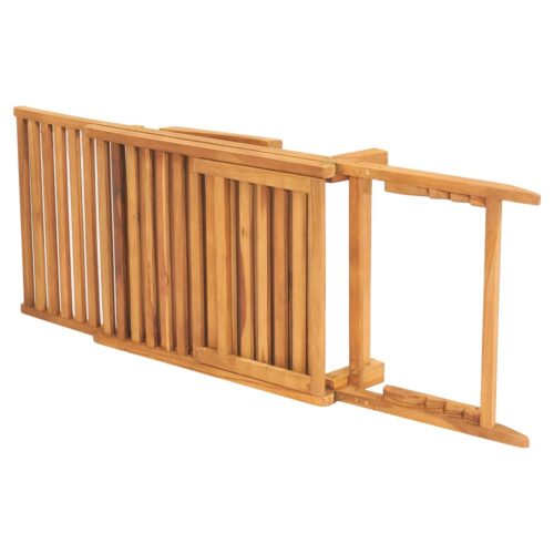 Sun Lounger Solid Teak Wood - Image 4