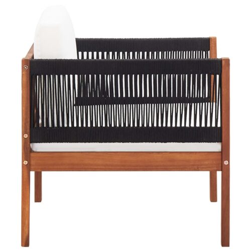 Garden Chairs 2pcs Solid Acacia Wood - Image 4