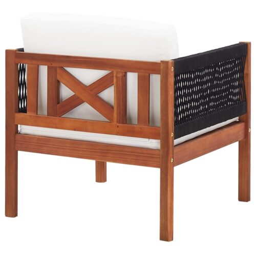 Garden Chairs 2pcs Solid Acacia Wood - Image 5