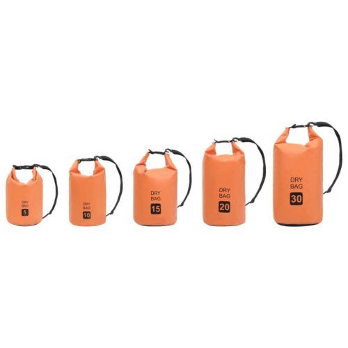 20L Dry Bag Waterproof Fishing Camping Boating Sport Sack Beach Storage Pack Orange - Image 8
