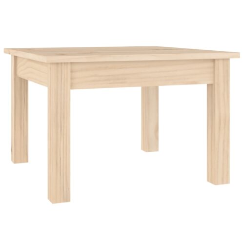 Coffee Table 45x45x30cm Solid Wood Pine - Image 2