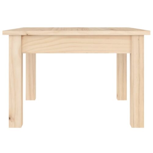 Coffee Table 45x45x30cm Solid Wood Pine - Image 4