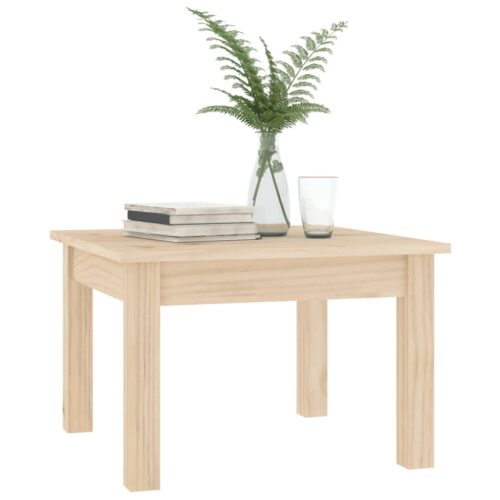 Coffee Table 45x45x30cm Solid Wood Pine - Image 6