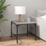 Coffee Table Grey Sonoma 50x50x35cm Engineered Wood