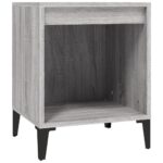 Bedside Cabinet Grey Sonoma 40x35x50cm