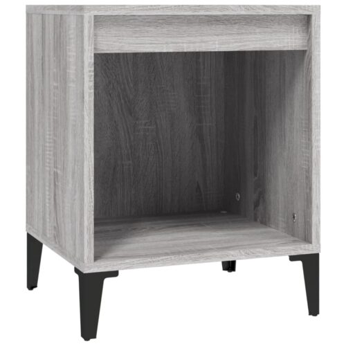 Bedside Cabinet Grey Sonoma 40x35x50cm