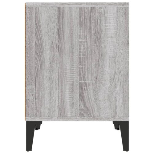 Bedside Cabinet Grey Sonoma 40x35x50cm - Image 6