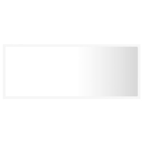 LED Bathroom Mirror White 100x8.5x37cm Acrylic - Image 7