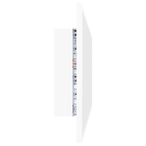 LED Bathroom Mirror White 100x8.5x37cm Acrylic - Image 8