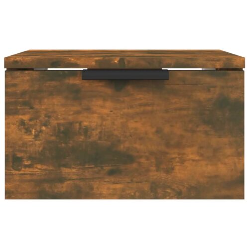 Wall-mounted Bedside Cabinets 2pcs Smoked Oak 34x30x20cm - Image 4
