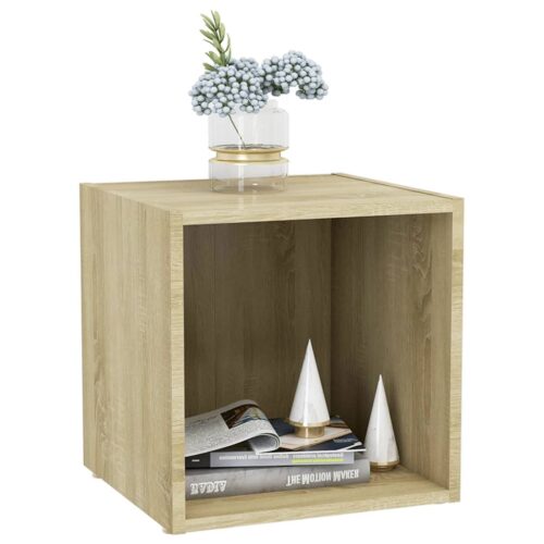 TV Cabinets 2pcs Sonoma Oak 37x35x37cm Engineered Wood - Image 5