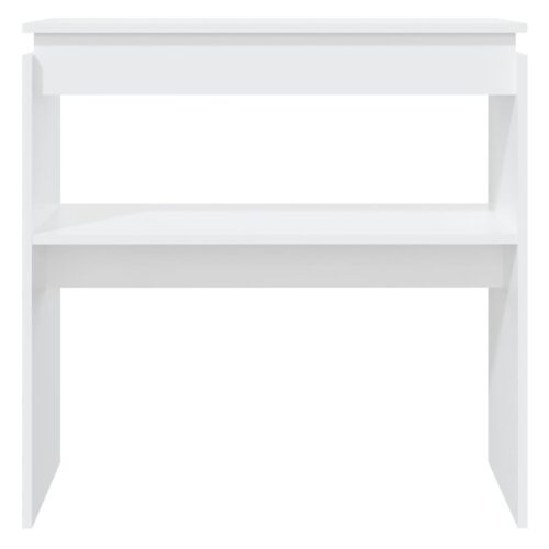 Console Table White Wood Wooden Modern Hallway Entry Display Shelf Desk - Image 4