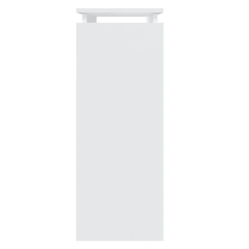 Console Table White Wood Wooden Modern Hallway Entry Display Shelf Desk - Image 5