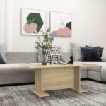 Coffee Table Sonoma Oak 103.5x60x40cm Engineered Wood