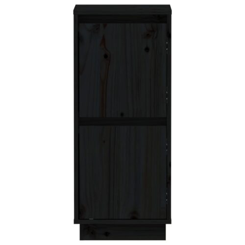 Sideboards 2pcs Black 31.5x34x75cm Solid Wood Pine - Image 5