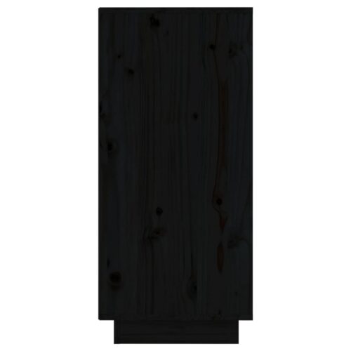 Sideboards 2pcs Black 31.5x34x75cm Solid Wood Pine - Image 6