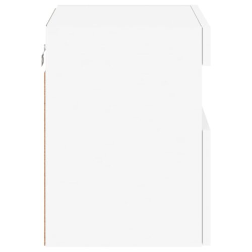 TV Wall Cabinets with LED Lights 2pcs White 40x30x40cm - Image 11