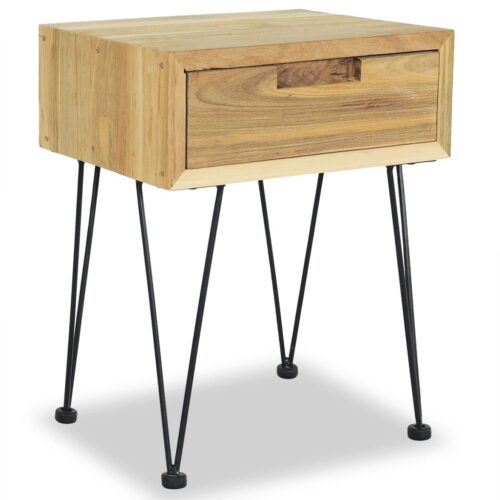 Bedside Cabinets 2pcs 40x30x50cm Solid Teak - Image 8