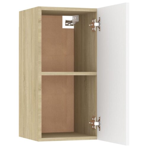 TV Cabinets 2pcs White Sonoma Oak 30.5x30x60cm Engineered Wood - Image 6