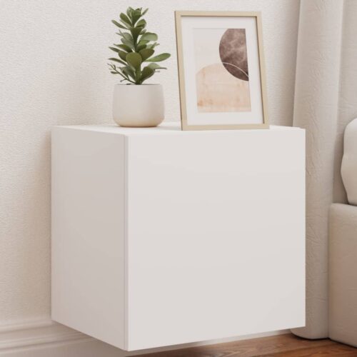 TV Wall Cabinets with LED Lights 2pcs White 40.5x35x40cm - Image 12