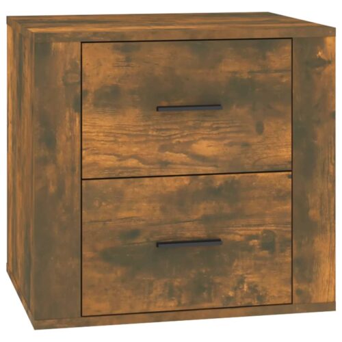 Bedside Cabinet Smoked Oak 50x39x47cm