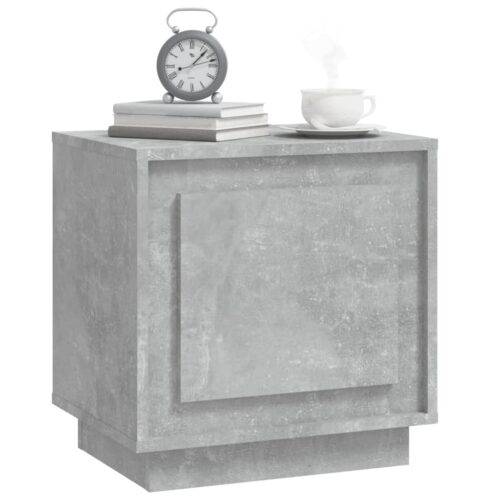 Bedside Cabinets 2pcs Concrete Grey 44x35x45cm Engineered Wood - Image 4
