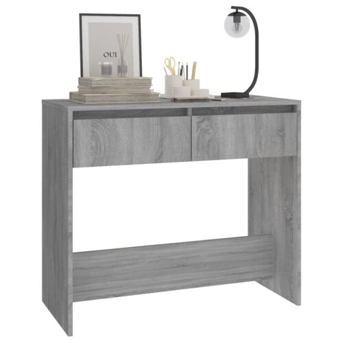 Console Table Grey Sonoma 89x41x76.5cm Engineered Wood - Image 4