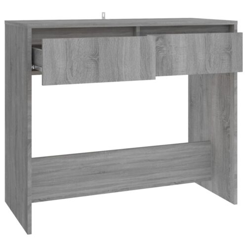 Console Table Grey Sonoma 89x41x76.5cm Engineered Wood - Image 7