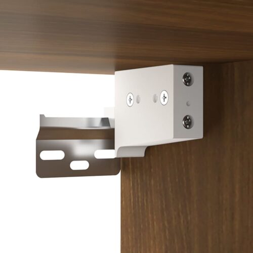 Wall-mounted Bedside Cabinets 2pcs Brown Oak 50x30x47cm - Image 10