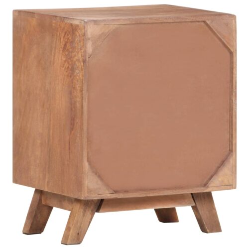 Bedside Cabinet 40x30x50cm Solid Mango Wood - Image 3