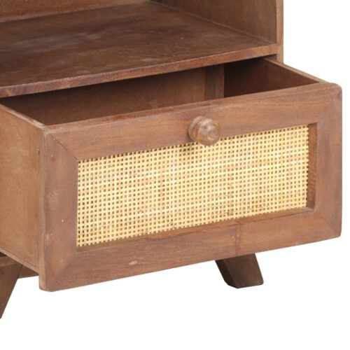 Bedside Cabinet 40x30x50cm Solid Mango Wood - Image 5
