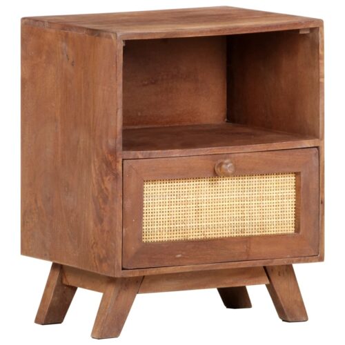 Bedside Cabinet 40x30x50cm Solid Mango Wood - Image 10