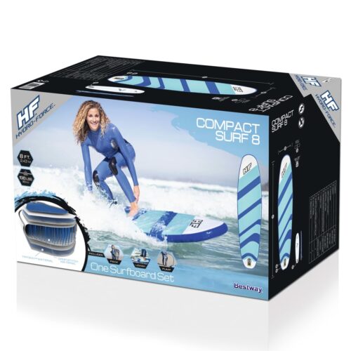 Bestway Hydro-Force Inflatable Surfboard SUP Surfing Stand Up Paddle Board Blue - Image 8