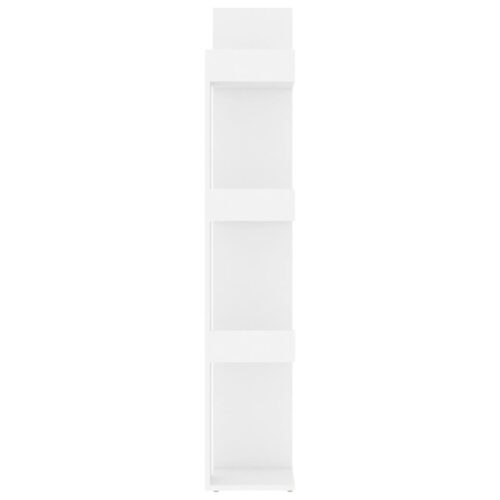Book Cabinet White 86x25.5x140cm Engineered Wood - Image 6