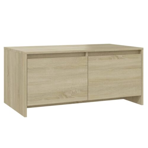 Coffee Table Sonoma Oak 90x50x41.5cm Engineered Wood - Image 2