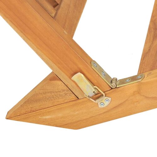 Sun Lounger Solid Teak Wood - Image 7