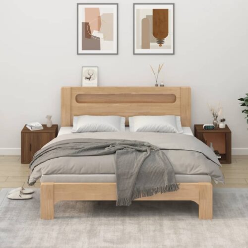 Bedside Cabinets 2pcs Brown Oak 50x39x47cm - Image 12
