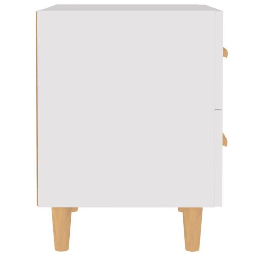 Bed Cabinets 2pcs White 40x35x47.5cm - Image 5